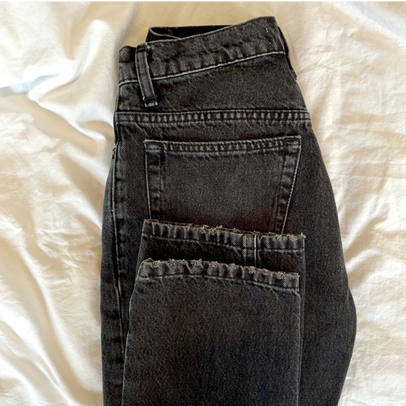 Re/Done 70S Straight In "Broken In Black" Wash - Picture 6 of 10